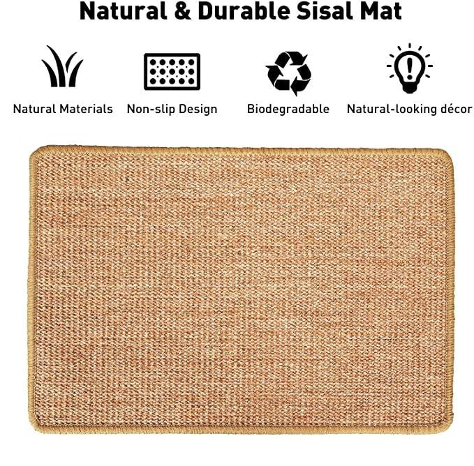 Cat Scratching Mat Made With Natural Sisal